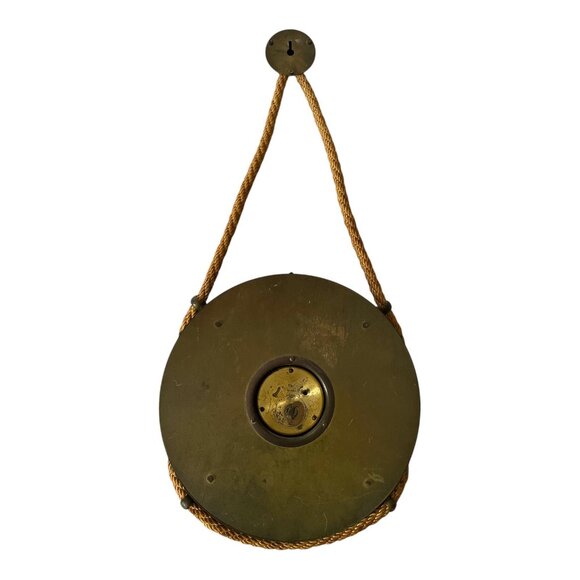 Vintage Atlanta 7 Jewel 8 Day Nautical Rope Wall Clock – Made in Western Germany - Picture 3 of 6